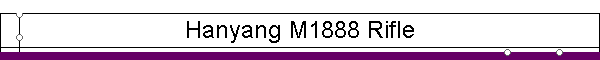 Hanyang M1888 Rifle