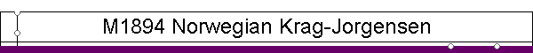 M1894 Norwegian Krag-Jorgensen