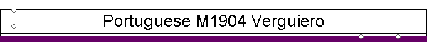 Portuguese M1904 Verguiero
