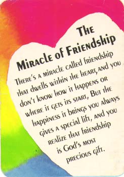 The Miracle of Friendship