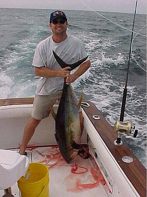 John's 90lb. Yellowfin caught out of Playa Flamingo Costa Rica