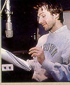 in the recording studio 1996