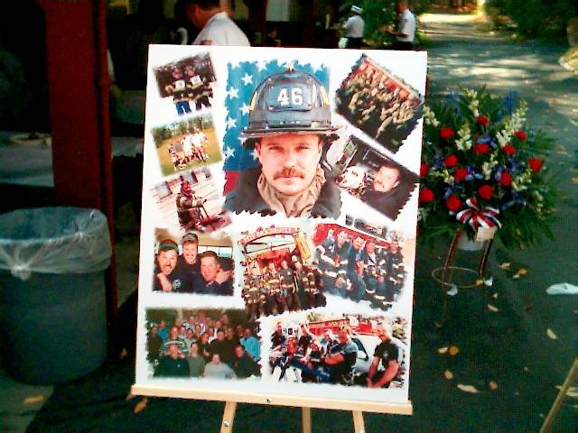 Gregory Sikorsky one of the 343 firefighters who lost his live in the line of duty 9-12-2001. Go to his pages and listen to his lastcall. Also sign his memorialbook