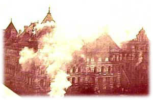 This sad site of beauty ingulfed in flames