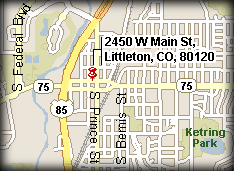 Littleton Town Hall Arts Center Map