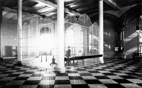 Bullpin- where the guards would watch from