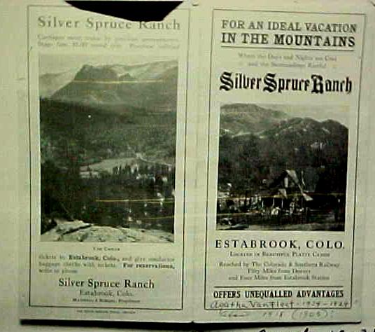 Silver Spruce Guest Ranch Flyer