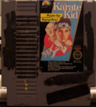 {Did a magic marker break over this cart?}