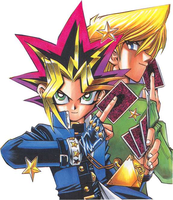 Yugi and jounouchi