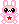 red/pink bunny