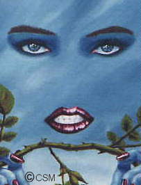 Spectre de la rose, detail