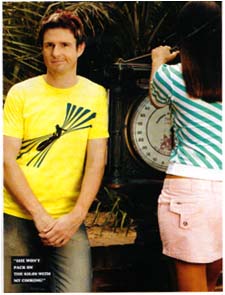 She won't pack on the kilos with my cooking!