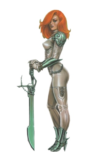 Red Haired Warrior Woman