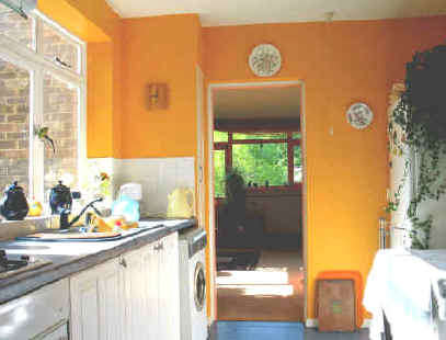 Kitchen to living room