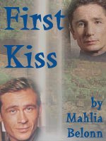Bookcover for the fic 'First Kiss'.