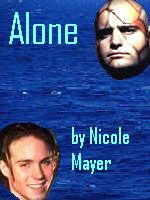 Bookcover to the fic 'Alone'.