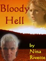bookcover for the fic 'Bloody Hell'.