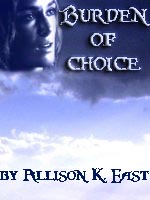 Bookcover for the fic 'Burden of Choice'.