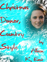 Bookcover for the fic 'Christmas Dinner, Country Style'.