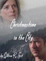 Bookcover for the fic 'Christmastime in the City'.
