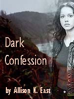 Bookcover for the fic 'Dark Confession'.