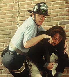 DeSoto in the midst of a job.