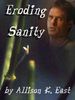 Bookcover for the fic 'Eroding Sanity'.