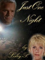 Bookcover for the fic 'Just One Night'.
