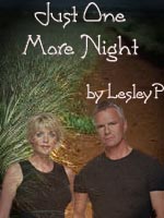 Bookcover for the fic 'Just one More Night'.