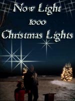 Bookcover for the fic 'Now Light 1000 Christmas Lights'.