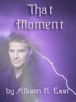 Bookcover for the fic 'That Moment'.
