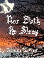 Bookcover for the fic 'Nor Doth He Sleep'.