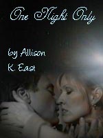 Bookcover for the fic 'One Night Only'.