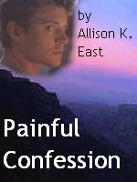 Bookcover for the fic 'Painful Confession'.