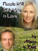Bookcover for the fic 'People Will Say We're in Love'.
