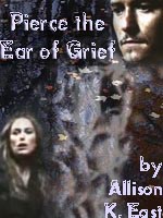 Bookcover for the fic 'Pierce the Ear of Grief'.