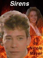 Bookcover for the poem 'Sirens'.