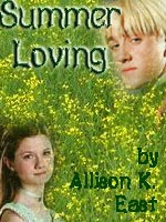 Bookcover for the fic 'Summer Loving'.