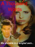 bookcover for the fic 'A Thousand Words'.