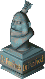 Dr. FunFrock's statue
