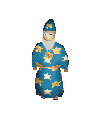 Twinsen as a wizard