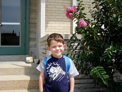 His first day of school!