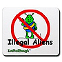 Mouse Pad.Illegal Aliens. ,homeland security
