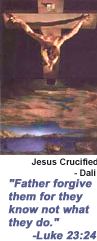 Jesus Christ Crucified by Dali