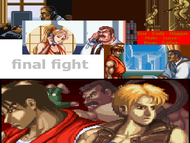 Final Fight Collage