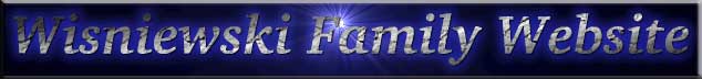 Wisniewski Family Website Banner