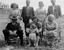 Family Group, beach 1950's