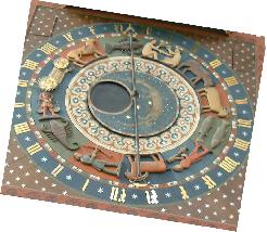 Part of the astronomical clock in the St. Mary's Basilica Church, Gdansk. Photograph (c) Karolina Karlsson 2003