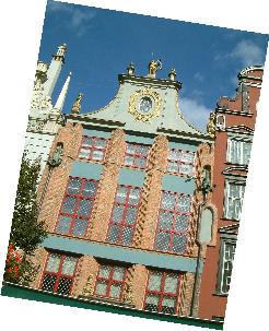 One of the lovely buildings of Gdansk. Photograph (c) Karolina Karlsson 2003