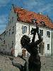 Statue in Kalmar. Click for larger photograph